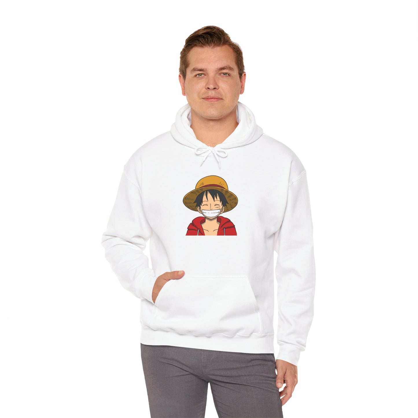 Cool Pirate Hoodie for Anime Fans, Unisex Hoodie, Casual Sweatshirt, Gift for Gamers, Cartoon Character Apparel