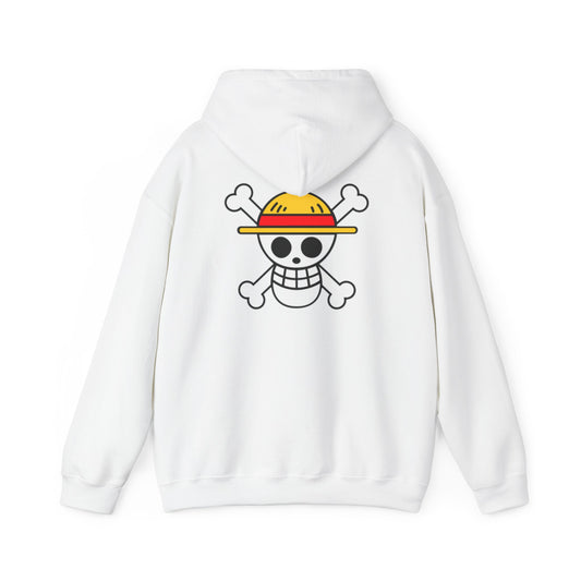 Cool Pirate Hoodie for Anime Fans, Unisex Hoodie, Casual Sweatshirt, Gift for Gamers, Cartoon Character Apparel