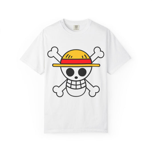 One Piece Adventure Unisex Garment-Dyed T-Shirt | Casual Anime Tee, Collector's Gift, Summer Essential, Movie Night Apparel