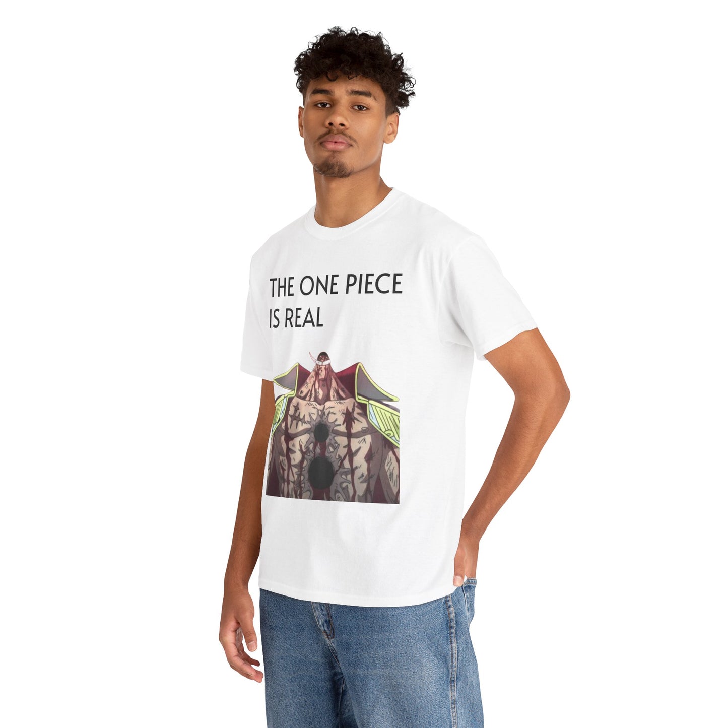 One Piece Inspired Unisex Heavy Cotton Tee, Fan Apparel, Graphic Tee, Anime Merch, Casual Wear, Gift for Anime Lovers