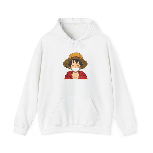Cool Pirate Hoodie for Anime Fans, Unisex Hoodie, Casual Sweatshirt, Gift for Gamers, Cartoon Character Apparel